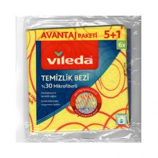 Vileda Sarı Temizlik Bezi 6 lı Paket